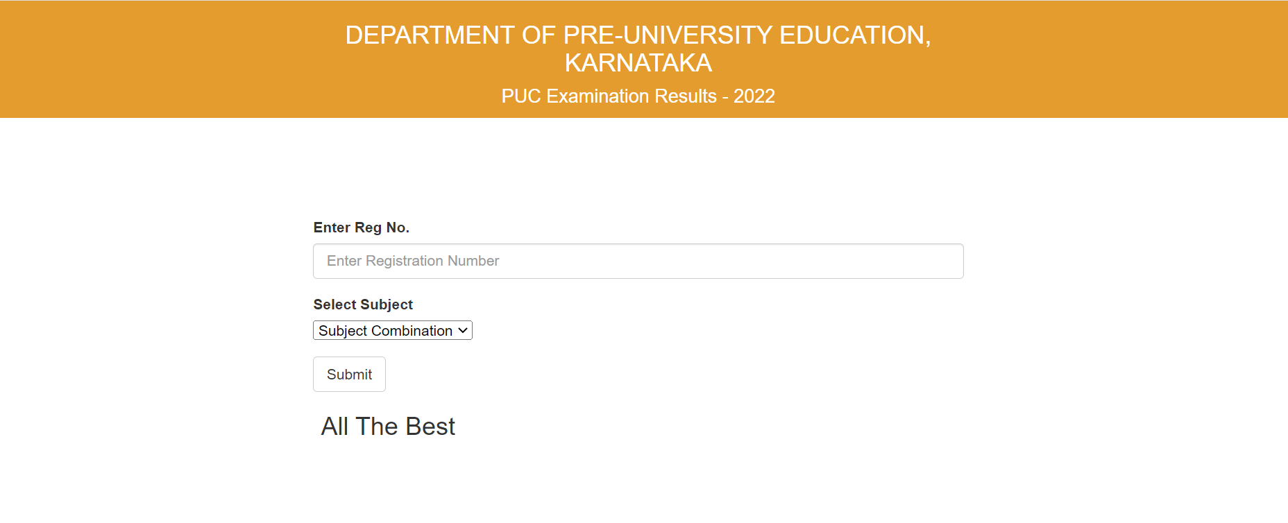 Karnataka Board Class 12 Result